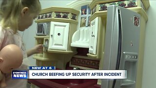 Church steps up security after incident