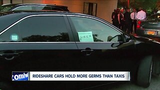 Study: Rideshare cars hold more germs than taxis