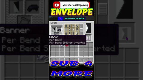 Envelope Banner | Minecraft