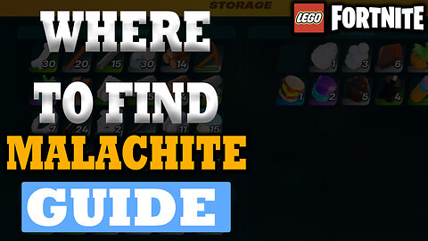 Where To Find Malachite In LEGO Fortnite