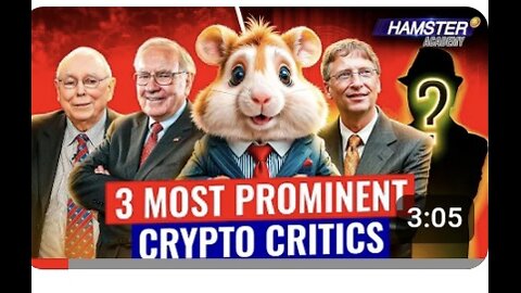 3 Most Famous Crypto Skeptics: Buffet Gates Mungur ⚡ Hamstar Academy