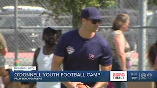 Pat O'Donnell puts on youth football camp