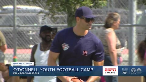 Pat O'Donnell puts on youth football camp