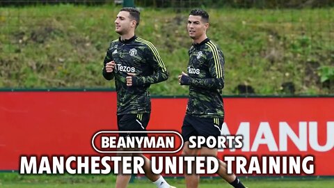 Manchester United training session ahead of Omonia Nicosia Europa League clash