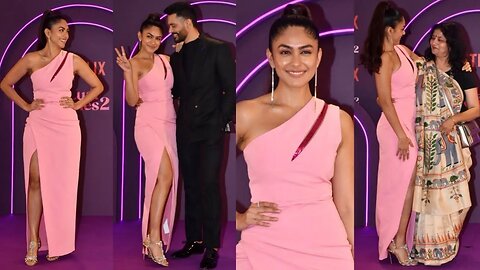 Mrunal Thakur & Angad Bedi Arrived at Lust Stories 2 Premiere 🤩💖📸