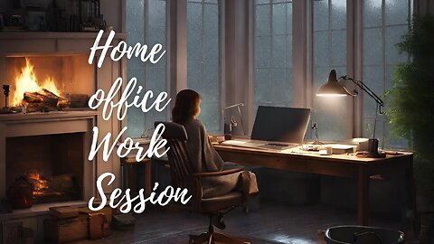 Coziest Home Office with Vibes of nature! | Ambience ASMR Bliss