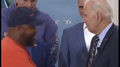 biden PUNCHES black man!