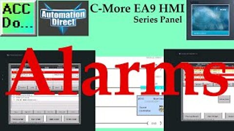 C-More EA9 HMI Series Panel Object List Alarms