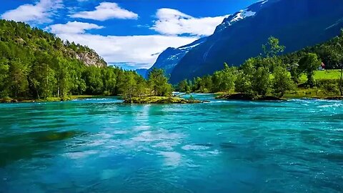 Norwegian Serenity: An 8-Hour Journey Through Lovatnet Lake's Tranquil Beauty"