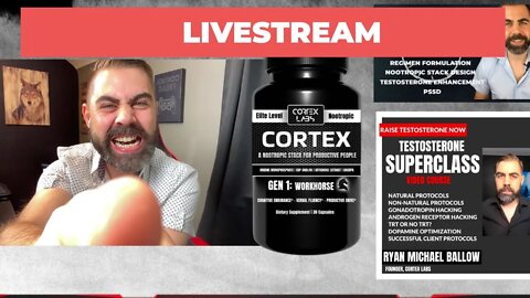 Testosterone/Nootropics/Biohacking Q&A LiveStream