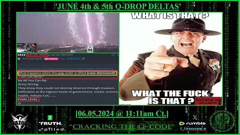 "CRACKING THE Q-CODE" - 'June 4th & 5th Q-Drops Deltas'