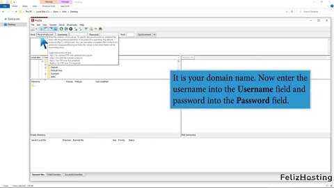 How to Access or Connect to Your FTP Account via the FileZilla FTP FelizHosting