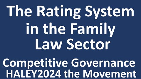 The Rating System in the Family Law Sector