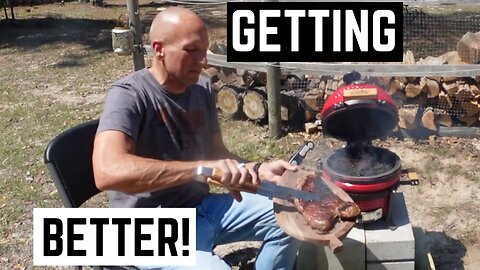 Kamado Grilling a Sirloin: Using Your Suggestions for a Better Result (2nd time Using Ceramic Grill)