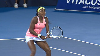 Coco Gauff wins Delray Beach Open match