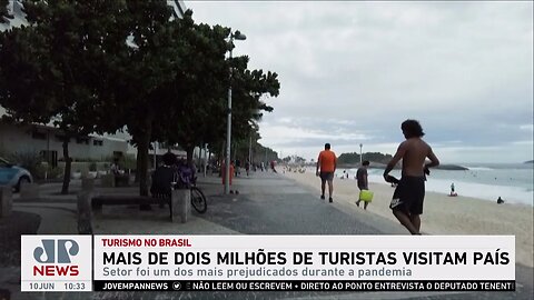 Mais de dois milhões de turistas visitaram o Brasil em 2023