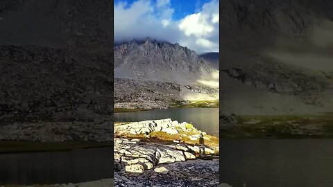 Below Mt Whitney at Guitar Lake 9/10/23 #backpacking #mtwhitney #jmt