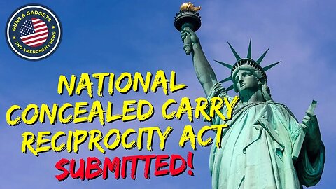 Great News! National Concealed Carry Reciprocity Act Submitted!