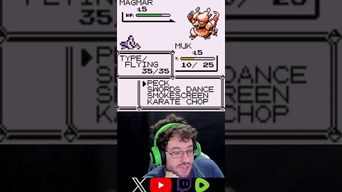 Pokemon red randomizer first battle#twitch#gaming#pokemon#legendary #randomizer#red#letsplay#stream