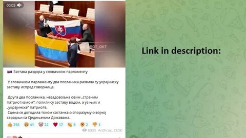 A flag of discord in the Slovakian parliament