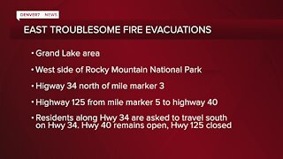 Town of Grand Lake evacuated as East Troublesome Fire grows