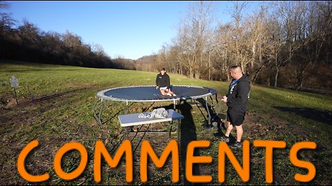 Dog Collar VS Full Size Trampoline!!! COMMENTS!!!