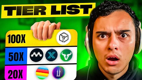 10-100X CRYPTO GAMING COIN TIER LIST!! (THESE WILL EXPLODE IN 2024-2025)