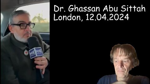 Dr. Ghassan Abu Sittah ein Augenzeuge und Arzt aus Gaza wird an der Einreise nach Deutschland geh…