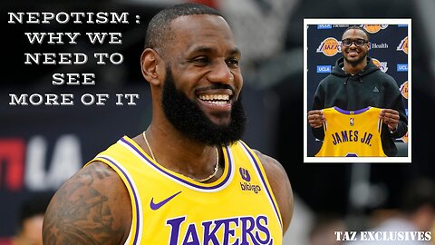 NEPOTISM : LEBRON JAMES JR. DRAFTED BY LAKERS | HISTORY OF FATHER SON DUOS