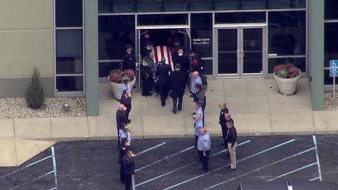 Procession for fallen Greenfield firefighter Scott Compton