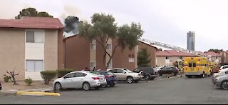 FD: 1 dead, several injured in 2-alarm fire at apartment complex in central Las Vegas