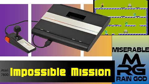 MRGPlays Impossible Mission (Atari 7800) -- Retro Let’s Play and Reminiscence