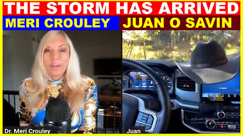 Juan O Savin & Dr. Meri Crouley BOMBSHELL : "America Prevailing During Times Of Crisis"