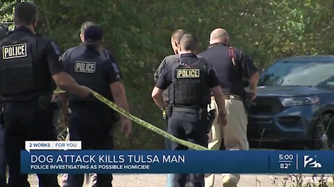 Dog attack kills Tulsa man