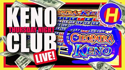 🚨LIVE! Cleopatra and Four Card KENO Action!