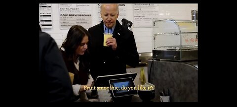 JOE BIDEN LIKE'S FRUIT SMOOTHIES TOO... 😋