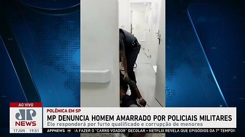 Ministério Público de SP denuncia homem amarrado por PMs