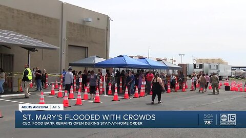 St. Mary's flooded with crowds