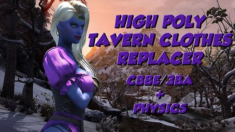 Skyrim - High Poly Tavern Clothes Replacer - CBBE/3BA + Physics