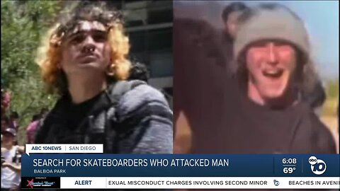 Authorities release images of skateboarders linked to Balboa Park assault