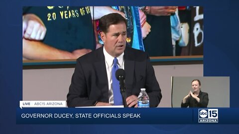 Governor Ducey speaks on death of George Floyd, protests across Arizona