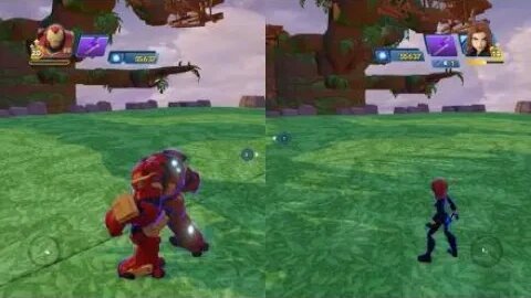 Disney Infinity 3.0 Hulk Buster & Black Widow vs Darth Maul