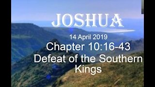 Joshua 10 16 43 Defeat of the Southern Kings