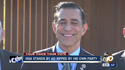 Issa stands by ad ripped by San Diego GOP