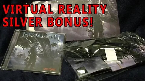 Megadeth Dystopia Virtual Reality Unboxing With Silver Bonus