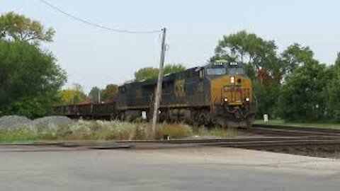 CSX Manifest Mixed Freight Train from Fostoria, Ohio October 10, 2020