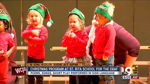 St. Rita's School for the Deaf presents Christmas program