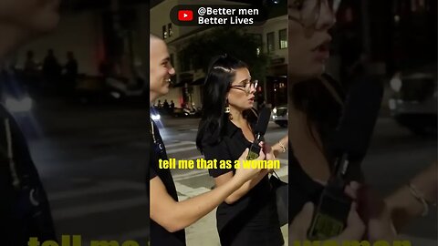 Fat G in heated debate with femenist | Better Men, Better Lives #shorts