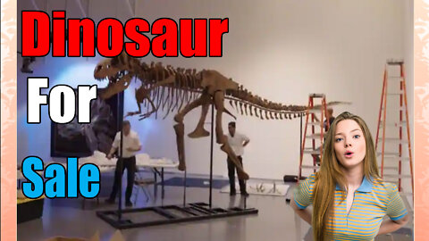 76 million year old dinosaur skeleton🦴 goes up for sale💰