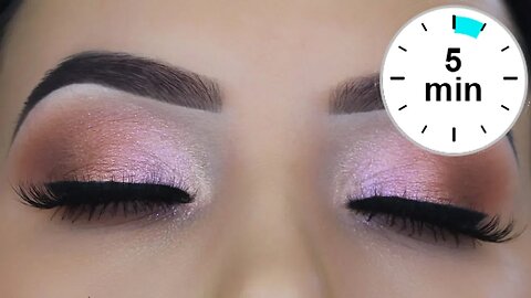 5 MINUTE Soft Eye Makeup Tutorial